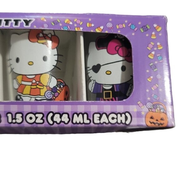 Hello Kitty Halloween Glassware Set 4 Glasses (NWT) 1. 5 oz - Picture 3 of 5